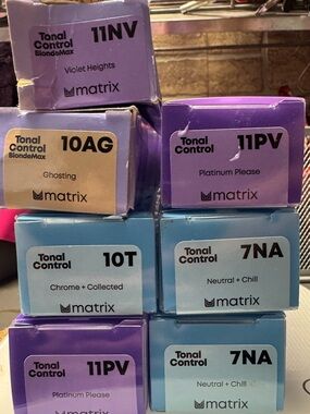 Matrix Tonal Control Hair Color acidic gloss gel lot of 12